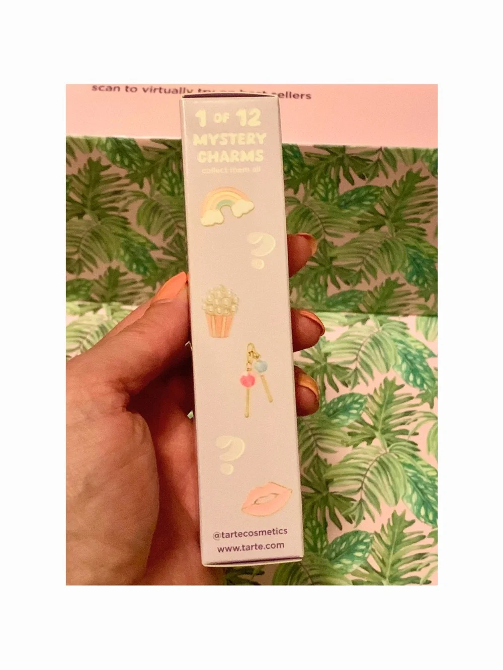 TARTE Maracuja Lip Gloss in Watermelon Shimmer & Free Charm - .1 fl oz NIB